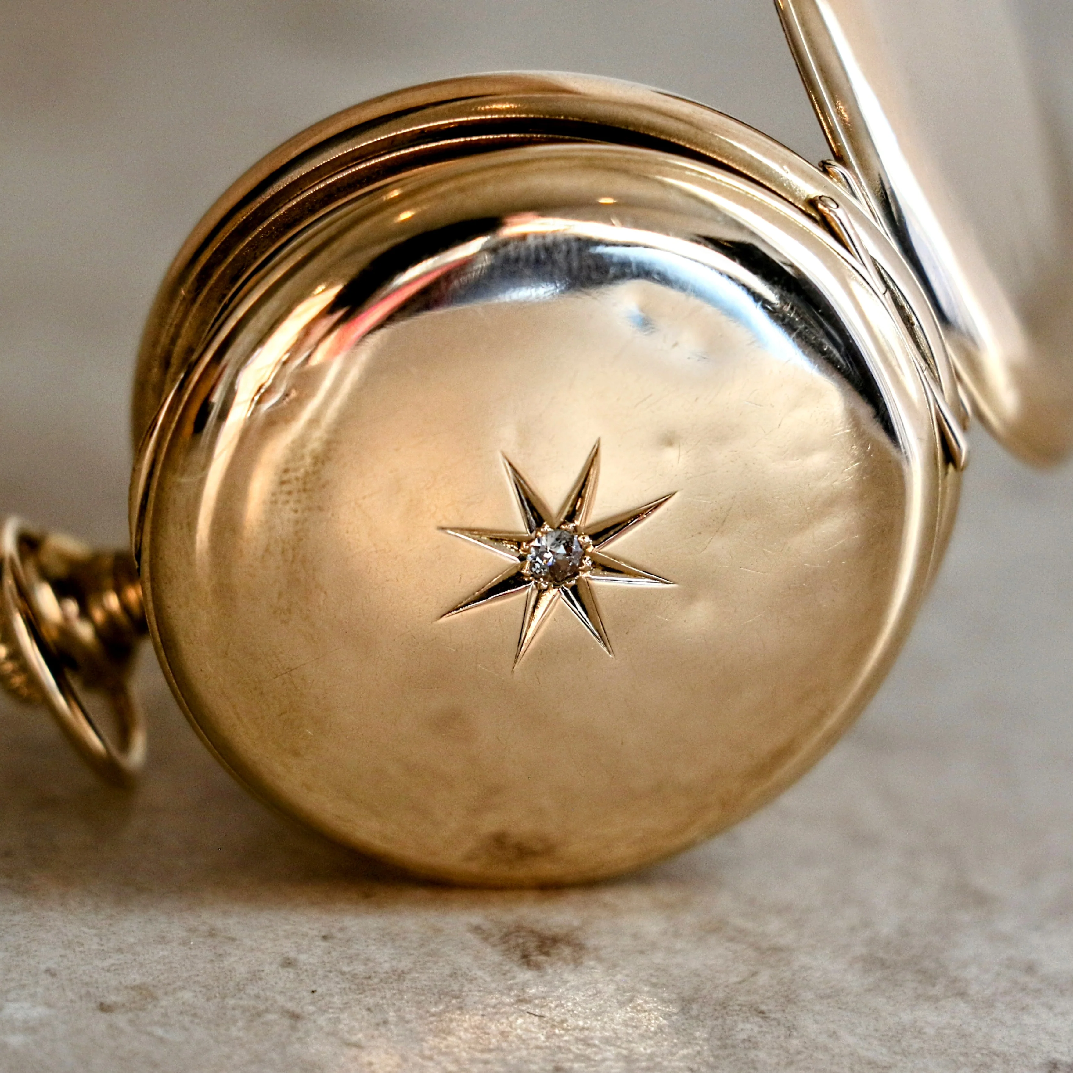 1901 ELGIN Pocket Watch Diamond 14K Solid Gold Model 2 Grade 216 Size 6s 15J Serial 9063142 - Image 6