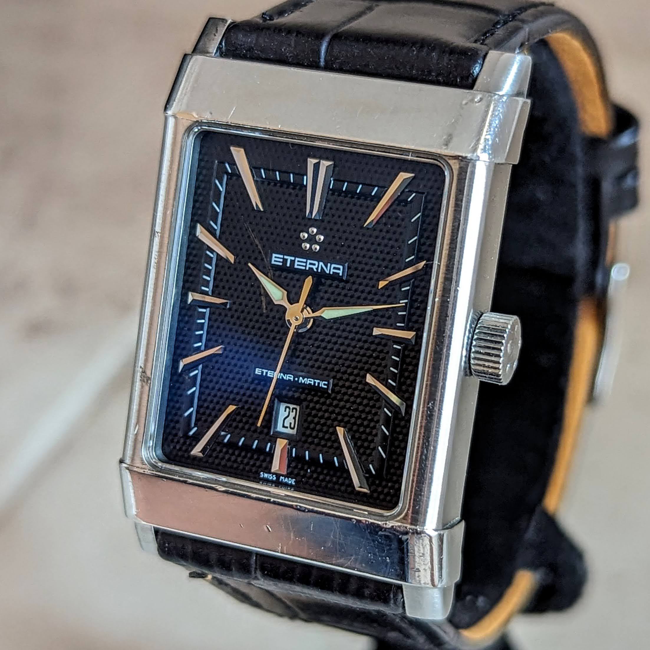 1990s ETERNA-MATIC Wristwatch 25 Jewels Cal. ETA 2681 Automatic Watch - Image 6