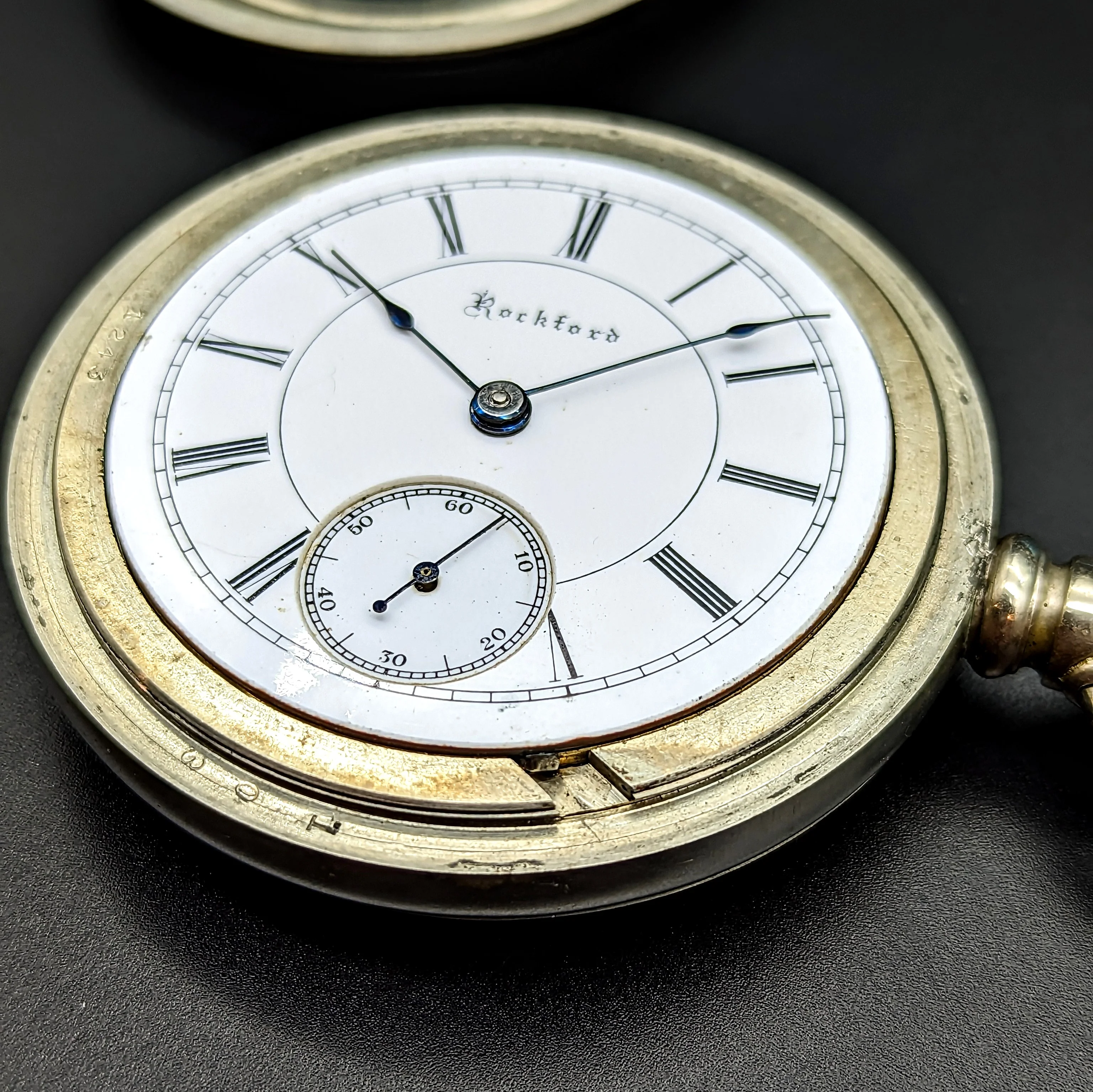 Antique 1888 ROCKFORD Pocket Watch Size 18S Grade 93 9 Jewels - Image 15