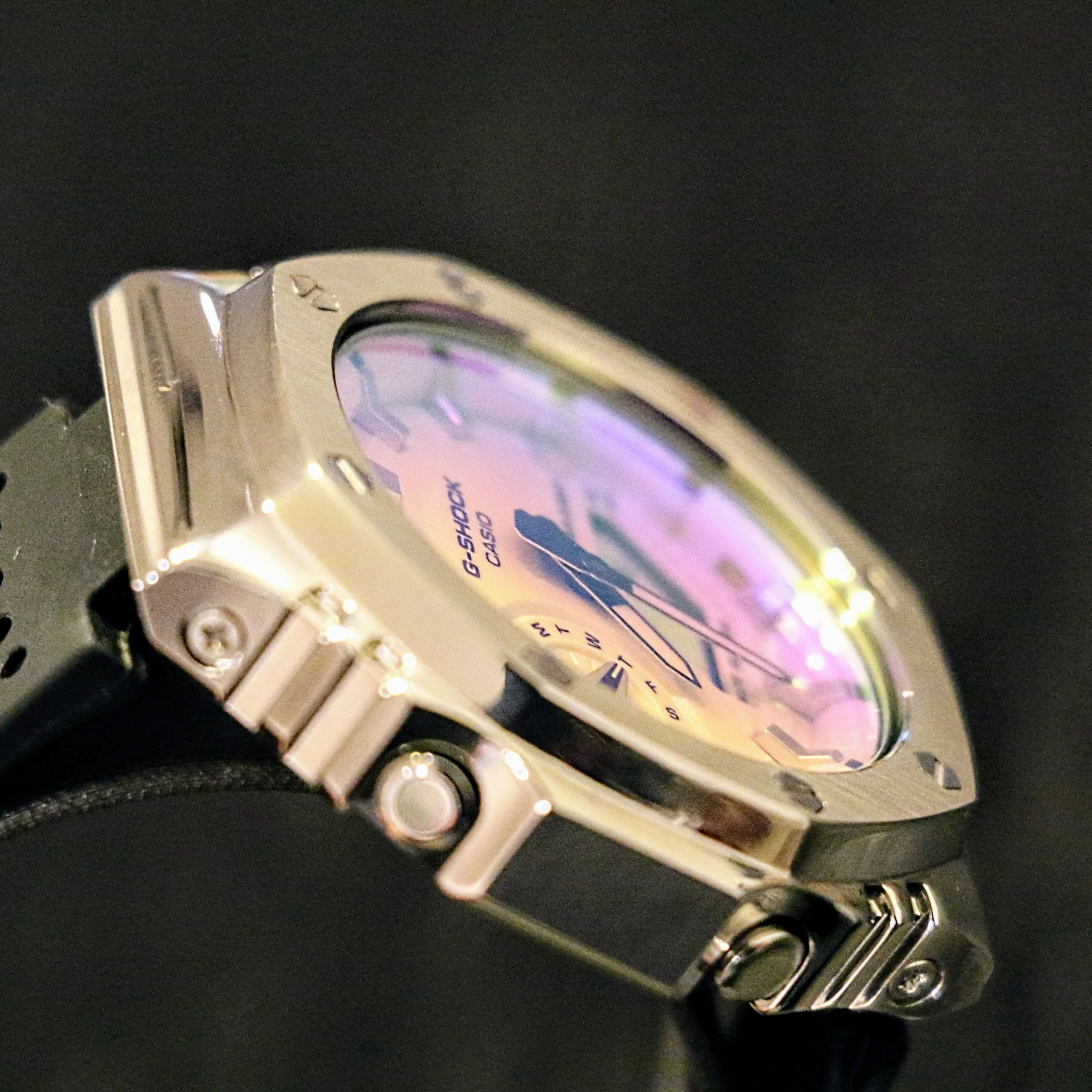 Brand-New Custom Casio G-Shock Watch CASIO Iridescent Dial GA-2100SRS Wristwatch - Image 9