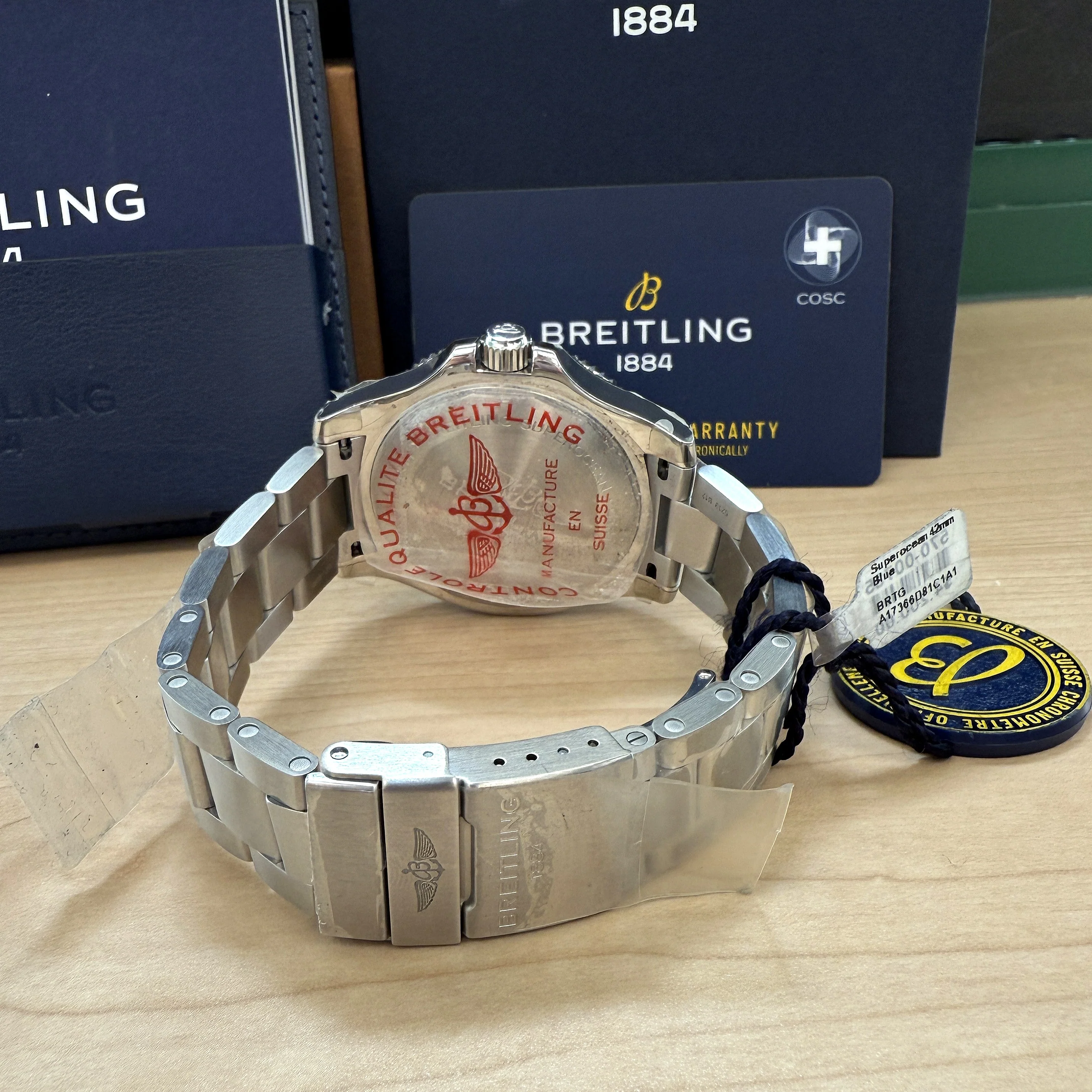 BREITLING Superocean Automatic 42 Watch A17366 ALL ORIGINAL 2-Box & Papers - Image 10